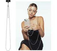 Selencia Chaîne universelle pour téléphone portable - Argent