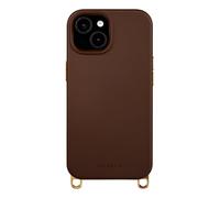 Selencia Coque arrière Rivièra avec MagSafe avec crochets amovibles pour Apple iPhone 15 - Choco Brown