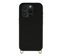 Selencia Coque arrière Rivièra avec MagSafe avec crochets amovibles pour Apple iPhone 15 Pro - Velvet Black