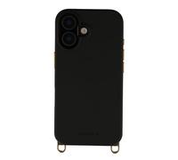 Selencia Coque arrière Rivièra avec MagSafe avec crochets amovibles pour Apple iPhone 16 - Velvet Black
