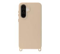 Selencia Coque arrière Rivièra avec MagSafe avec crochets amovibles pour Samsung Galaxy A36 / A56 - Milky Latte
