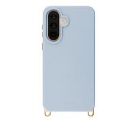 Selencia Selencia Coque arrière Rivièra avec MagSafe avec crochets amovibles pour Samsung Galaxy A36 / A56 Powder Blue Bleu