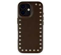 Selencia Coque arrière Studs avec MagSafe pour Apple iPhone 17 - Cacao Crush