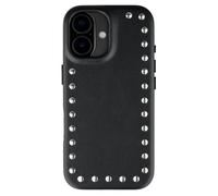 Selencia Coque arrière Studs avec MagSafe pour Apple iPhone 17 - Velvet Black