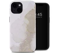 Selencia Selencia Coque arrière Vivid avec MagSafe pour iPhone 14 Marble Light Brown Multicolore
