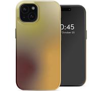 Selencia Coque arrière Vivid avec MagSafe pour Apple iPhone 15 - Gradient Olive Dust