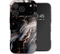 Selencia Coque arrière Vivid avec MagSafe pour Apple iPhone 17 Pro - Chic Marble Black