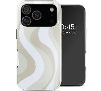 Selencia Coque arrière Vivid avec MagSafe pour Apple iPhone 17 Pro - Desert Waves Beige