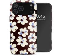 Selencia Coque arrière Vivid avec MagSafe pour Apple iPhone 17 Pro Max - Choco Flower Pop