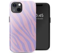 Selencia Coque arrière Vivid Tough avec MagSafe pour Apple iPhone 13 - Zebra Light Pink Lilac