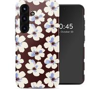 Selencia Selencia Coque arrière Vivid avec MagSafe pour Samsung Galaxy S25 Choco Flower Pop Multicolore