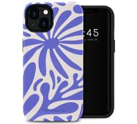 Selencia Coque arrière Vivid pour iPhone 13 - Modern Bloom Sapphire Blue