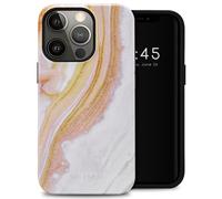 Selencia Coque arrière Vivid pour Apple iPhone 13 Pro - Chic Marble Gold