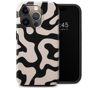 Selencia Coque arrière Vivid pour Apple iPhone 15 Pro - Art Wave Black