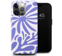 Selencia Vivid Backcover pour iPhone 15 Pro Max - Modern Bloom Bleu saphir