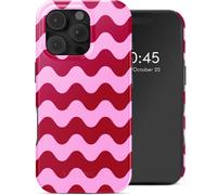 Selencia Coque arrière Vivid pour Apple iPhone 16 Pro - Wave Vibes Lipstick