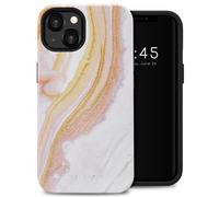 Selencia Coque arrière Vivid pour iPhone 13 - Chic Marble Gold