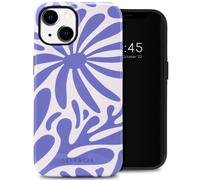 Selencia Selencia Coque arrière Vivid iPhone 14 Modern Bloom Sapphire Blue Multicolore