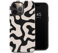 Selencia Selencia Coque arrière Vivid Tough iPhone 14 Pro Max Art Wave Black Multicolore