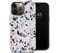 Selencia Selencia Coque arrière Vivid Tough iPhone 14 Pro Max Chic Terazzo Multicolore