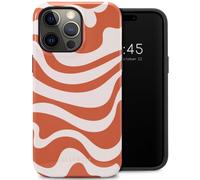 Selencia Selencia Coque arrière Vivid Tough iPhone 14 Pro Max Dream Swirl Orange Multicolore