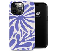 Selencia Selencia Coque arrière Vivid Tough iPhone 14 Pro Max Modern Bloom Sapphire Blue Multicolore