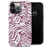 Selencia Selencia Coque arrière Vivid iPhone 14 Pro Max Trippy Swirl Dark Rose Multicolore