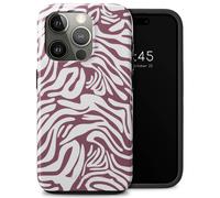 Selencia Coque arrière Vivid Tough pour iPhone 15 Pro - Trippy Swirl Dark Rose