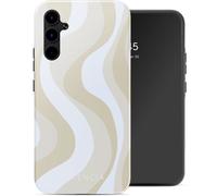 Selencia Coque arrière Vivid pour Samsung Galaxy A34 (5G) - Desert Waves Beige