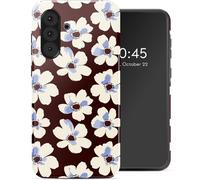 Selencia Coque arrière Vivid pour Samsung Galaxy A36 / A56 - Choco Flower Pop