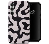 Selencia Coque arrière Vivid pour Samsung Galaxy A55 - Art Wave Black
