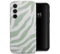 Selencia Selencia Coque arrière Vivid Tough Samsung Galaxy A55 Colorful Zebra Sage Green Multicolore