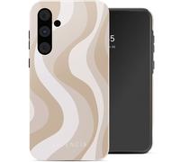 Selencia Selencia Coque arrière Vivid Tough Samsung Galaxy A55 Desert Waves Beige Multicolore