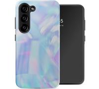 Selencia Coque arrière Vivid pour Samsung Galaxy S23 - Holographic Blue Dream