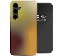 Selencia Coque arrière Vivid pour Samsung Galaxy S24 FE - Gradient Olive Dust