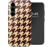 Selencia Coque arrière Vivid pour Samsung Galaxy S24 FE - Pied-de-Poule