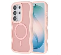 Coque arrière Wavy avec MagSafe pour Samsung Galaxy S26 Ultra - Soft Pink