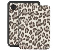 Selencia Coque liseuse Sabi avec imprimé léopard pour Kobo Clara Colour / Clara BW - Soft Ivory