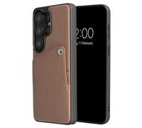 Selencia Coque Riva avec porte-cartes pour Samsung Galaxy S26 Ultra - Mocha Brown