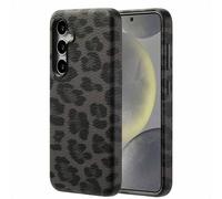 Selencia Coque Sabi imprimé panthère avec MagSafe pour Samsung Galaxy S24 - Midnight Black