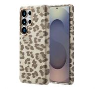 Selencia Coque Sabi imprimé panthère avec MagSafe pour Samsung Galaxy S25 Ultra - Soft Ivory
