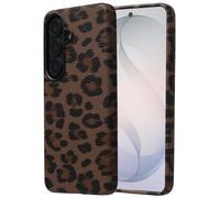 Selencia Coque Sabi imprimé panthère avec MagSafe pour Samsung Galaxy S26 - Mocha Brown