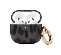 Selencia Coque Sabi motif panthère pour Airpods 4 - Midnight Black G