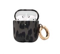 Selencia Coque Sabi motif panthère pour Apple Airpods 1 / 2 - Midnight Black