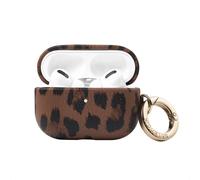 Selencia Coque Sabi motif panthère pour Apple Airpods Pro / Pro 2 - Mocha Brown