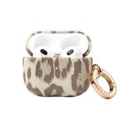 Selencia Coque Sabi pour AirPods 3 - imprimé léopard - Soft Ivory