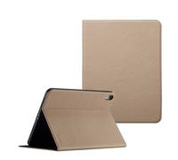 Selencia Coque tablette Riva pour Apple iPad 11 (2025) 11 pouces A16 / iPad 10 (2022) 10.9 pouces - Beige