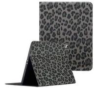 Selencia Selencia Coque tablette Sabi avec imprimé léopard iPad Air 11 pouces (2025) M3 / (2024) M2 / Air 5 (2022) / Air 4 (2020) Midnight Black Noir