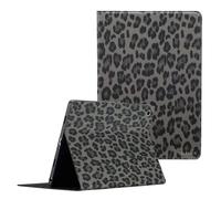 Selencia Coque tablette Sabi avec imprimé léopard pour Samsung Galaxy Tab A9 Plus - Midnight Black
