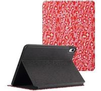 Selencia Selencia Coque tablette Vivid iPad 9 (2021) 10.2 pouces / iPad 8 (2020) 10.2 pouces / iPad 7 (2019) 10.2 pouces Wild Spots Lipstick Multicolore
